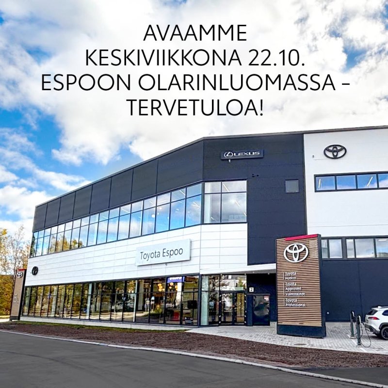 Uusi Espoon liikkeemme avataan keskiviikkona 22.10 Olarinluomassa. Espoon toimipisteemme m...