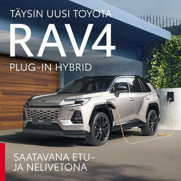 Täysin uusi RAV4 Plug-In Hybrid on täällä, entistäkin edistyksellisempänä. Vakuutu entistä...