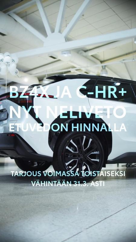 Maailmanluokan laatu, kestävyys ja luotettavuus, nyt täyssähköisenä. Toyotan uudesta sähkö...