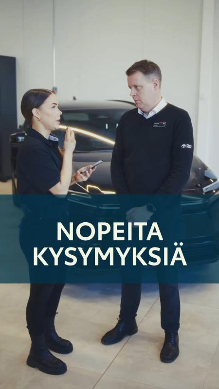 Me kysyttiin Toyota Espoon Mikalta nopeita kysymyksiä! Mitä sä vastaisit näihin? 🤔