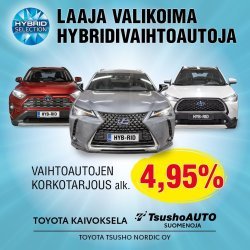 🚗Laaja valikoima hybridivaihtoautoja, tervetuloa tutustumaan valikoimaan 🚗

Arkisin automy...