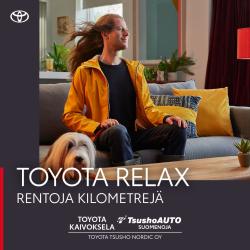 Toyota Relax -turva tuo mielenrauhaa auton omistamiseen jopa kymmeneksi vuodeksi.

Lue lis...